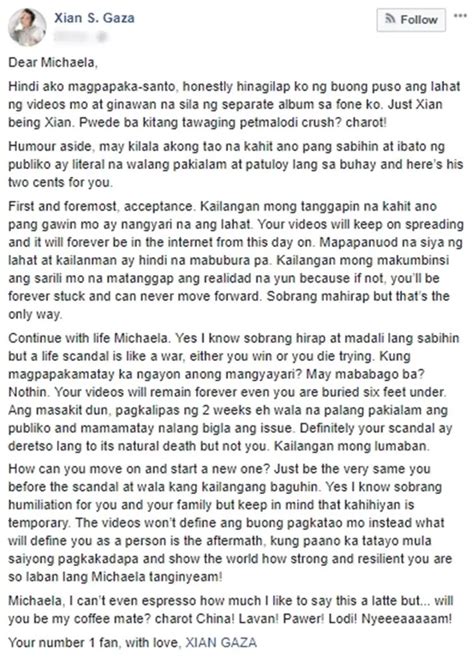 baldos michaela|Michaela Baldos Receives Open Letter From Xian Gaza .